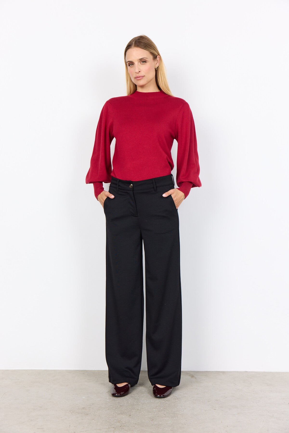 SC-DOLLIE 666 Trui Donkerrood