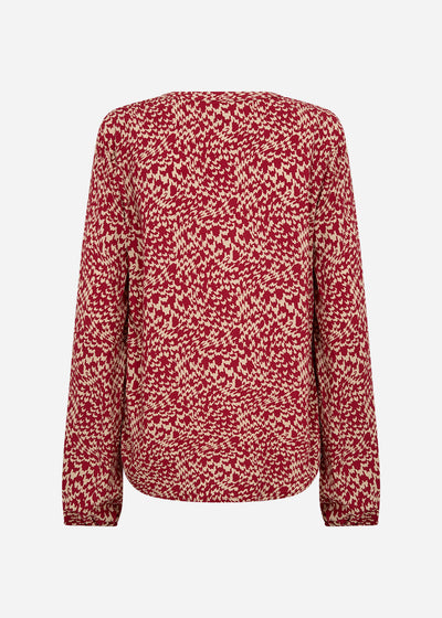 SC-VAN 1 Blouse Donkerrood
