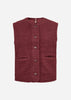 SC-SHAIMA 10 Gilet Donkerrood