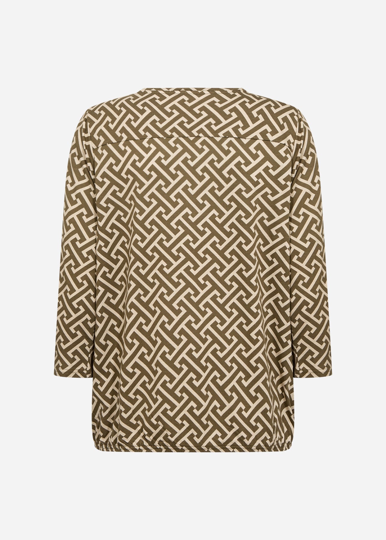 SC-FELICITY AOP 519 Blouse Donkergroen