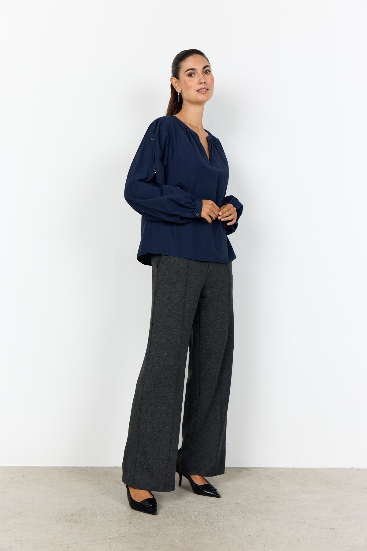 SC-NETTI 112 Blouse Donkerblauw