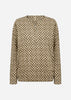 SC-FELICITY AOP 520 Blouse Donkergroen