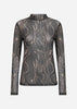 SC-ALDA AOP 60 T-shirt Zwart