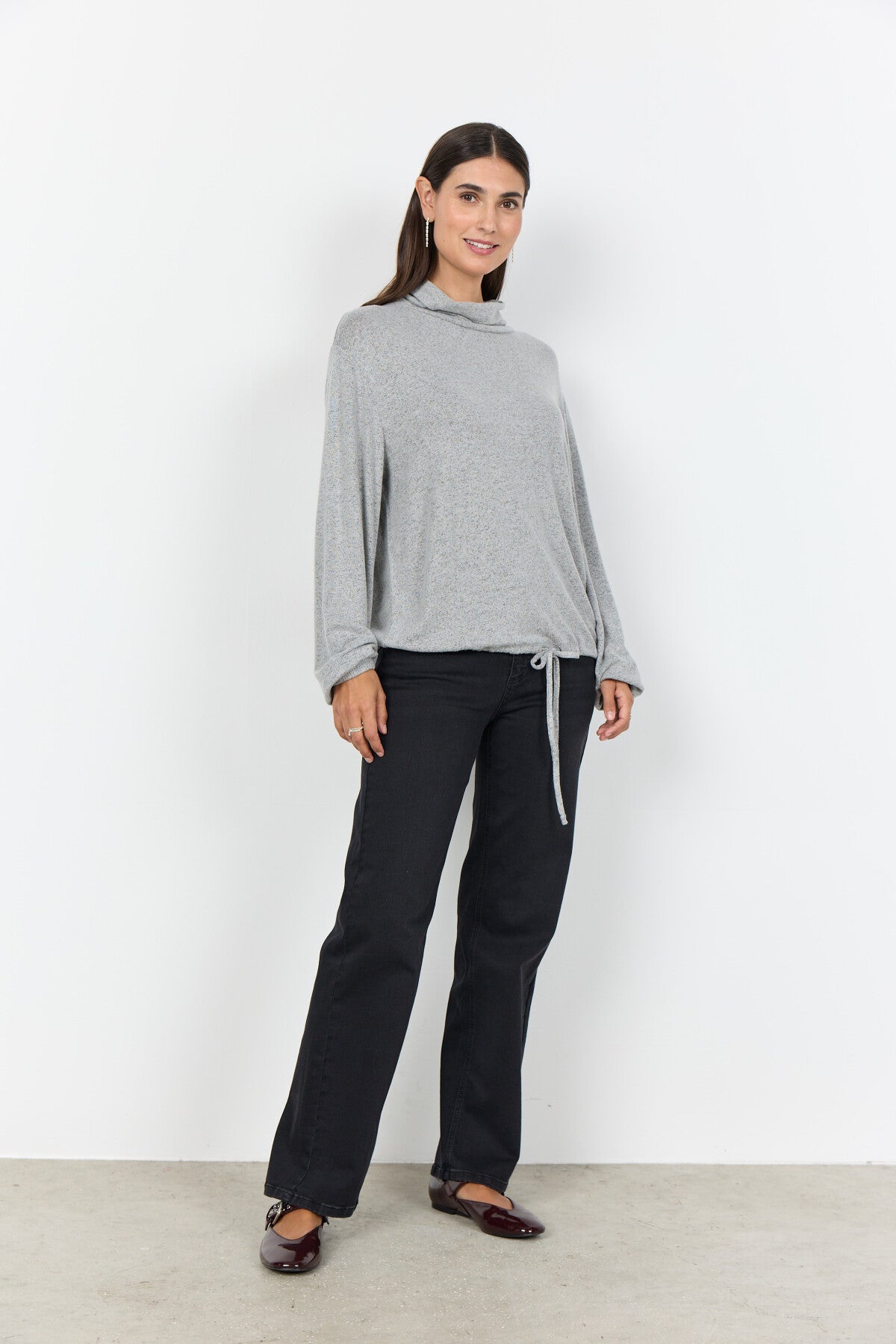 SC-BIARA 147 Blouse Grijs