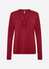 SC-MARICA 339 Blouse Donkerrood