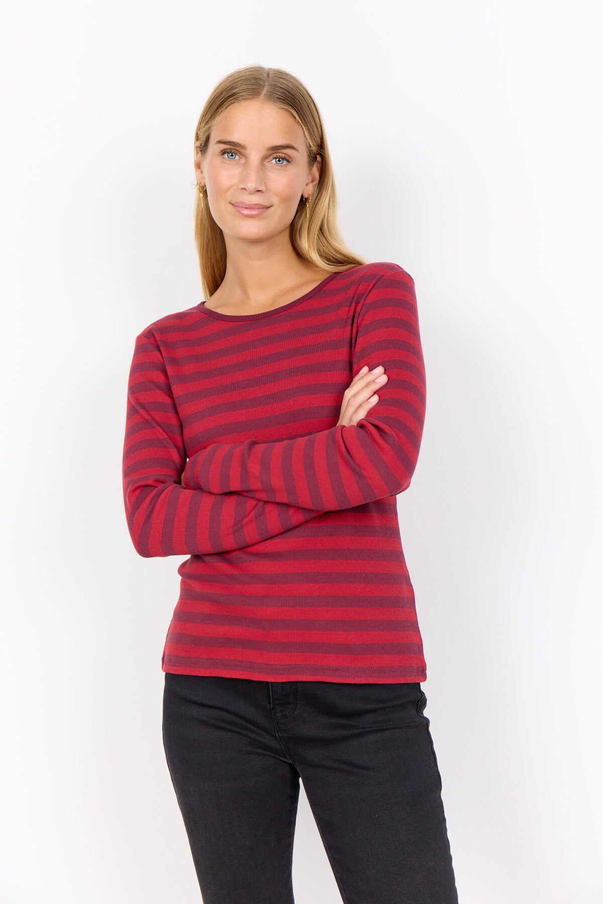 SC-IRIDI 1 T-shirt Donkerrood