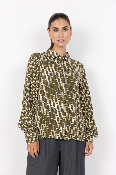 SC-VARLA 2 Shirt Donkergroen