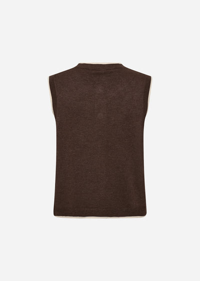 SC-DOLLIE 792 Gilet Donkerbruin