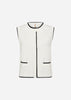 SC-DOLLIE 792 Gilet Gebroken wit