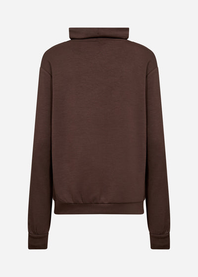 SC-BANU 248 Sweatshirt Donkerbruin