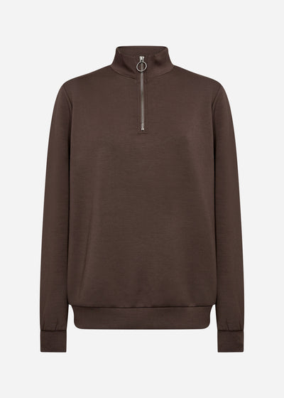 SC-BANU 187 Sweatshirt Donkerbruin