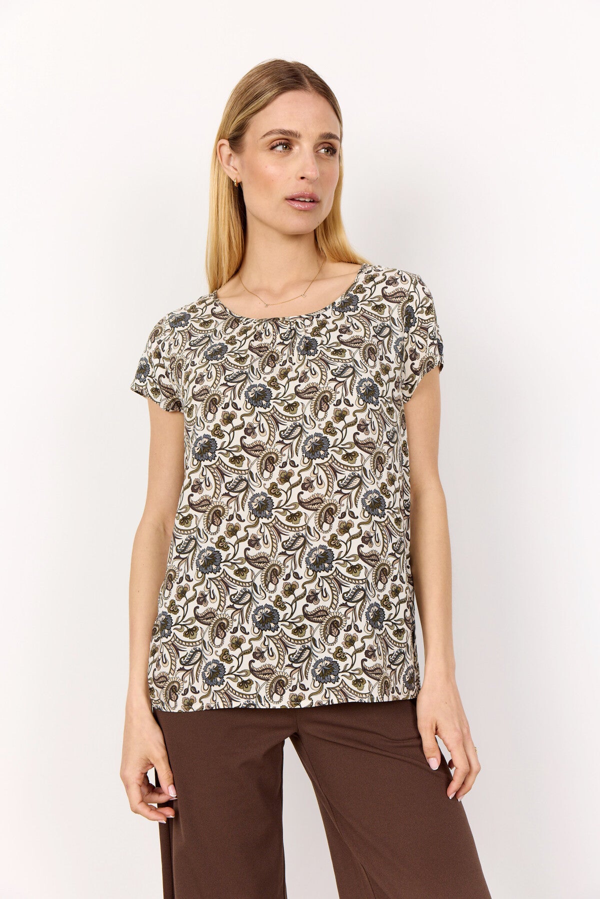SC-SAMEA 1 Blouse Olijf