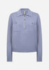 SC-KANITA 40 Trui Stoffig blauw