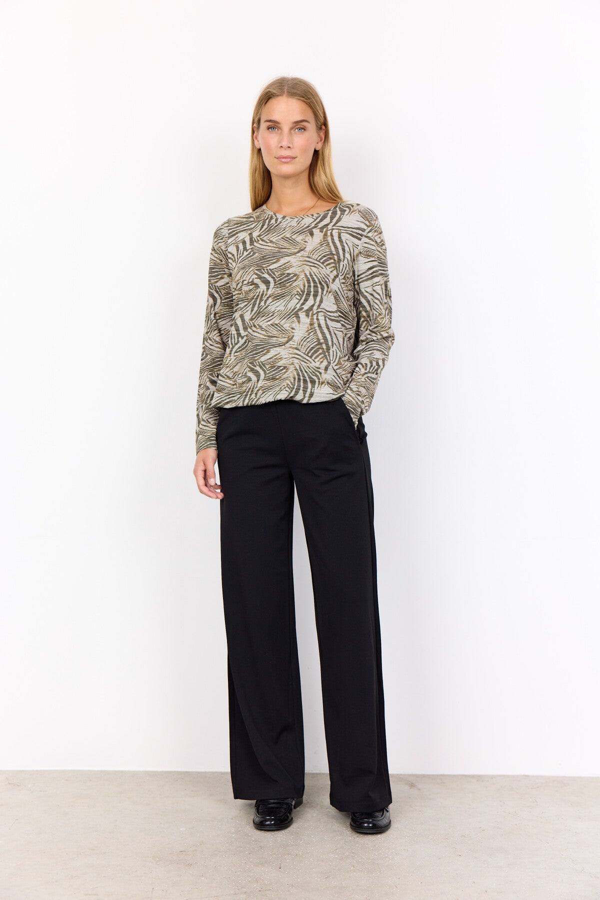 SC-GALINA 63 Blouse Donkergroen