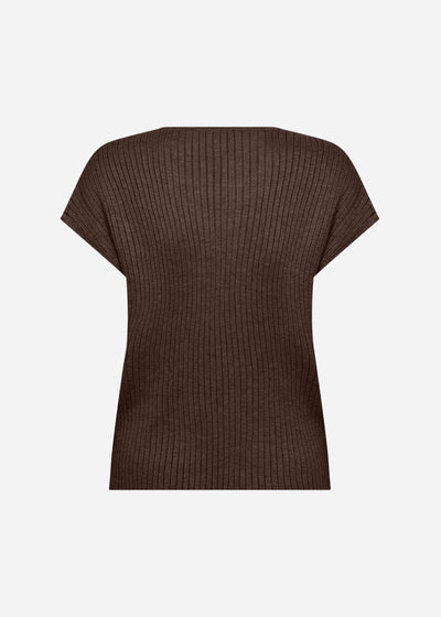 SC-DOLLIE 787 T-shirt Donkerbruin