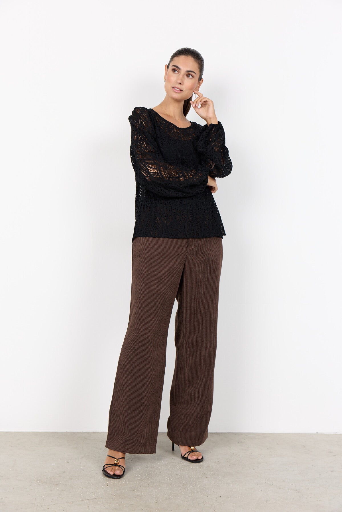 SC-VAHIDA 2 Blouse Zwart