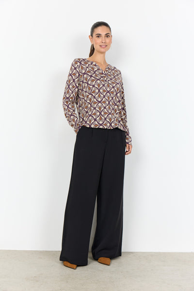 SC-FELICITY AOP 526 Blouse Paars