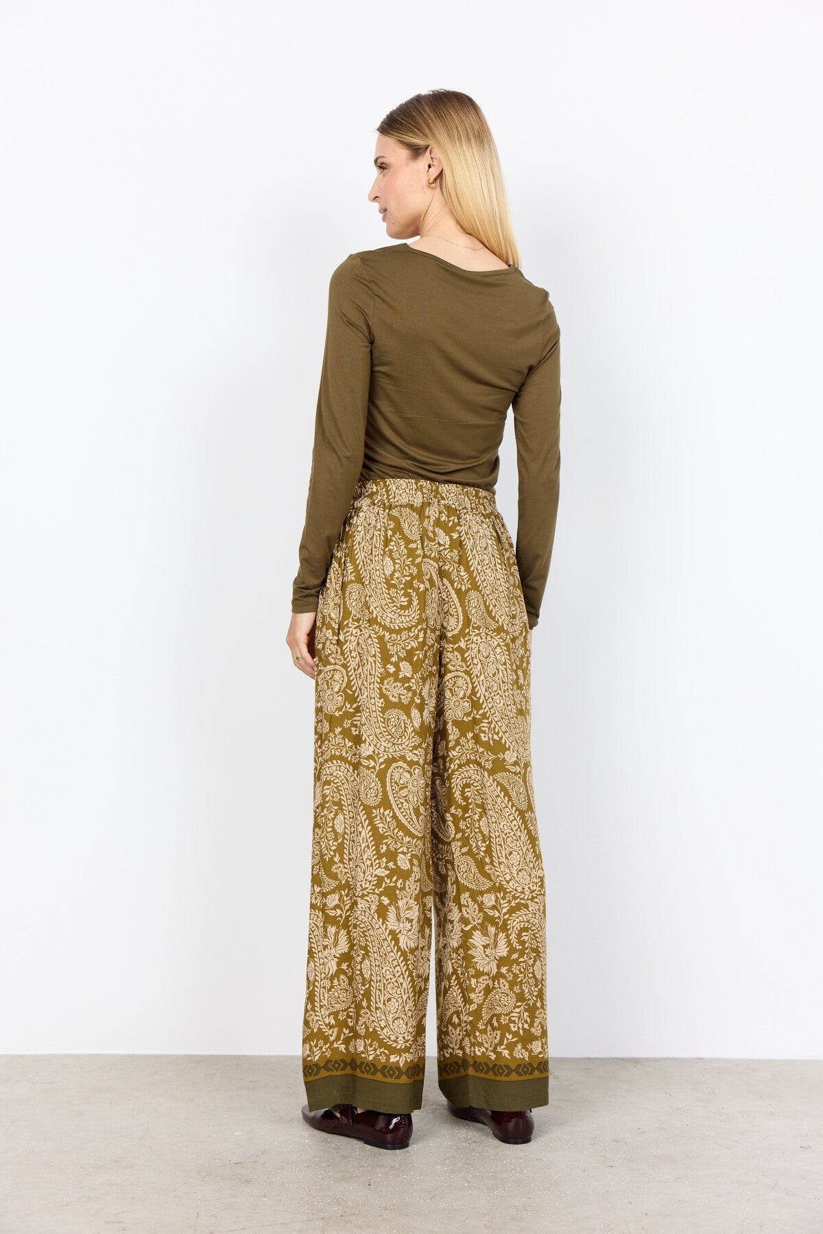 SC-MARICA 217 Blouse Donkergroen