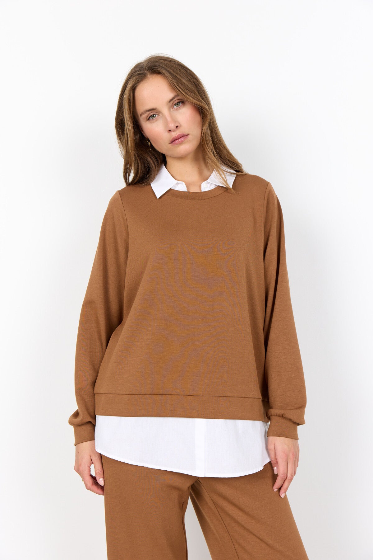 SC-BANU 271 Blouse Bruin