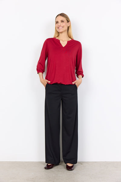 SC-MARICA 338 Blouse Donkerrood