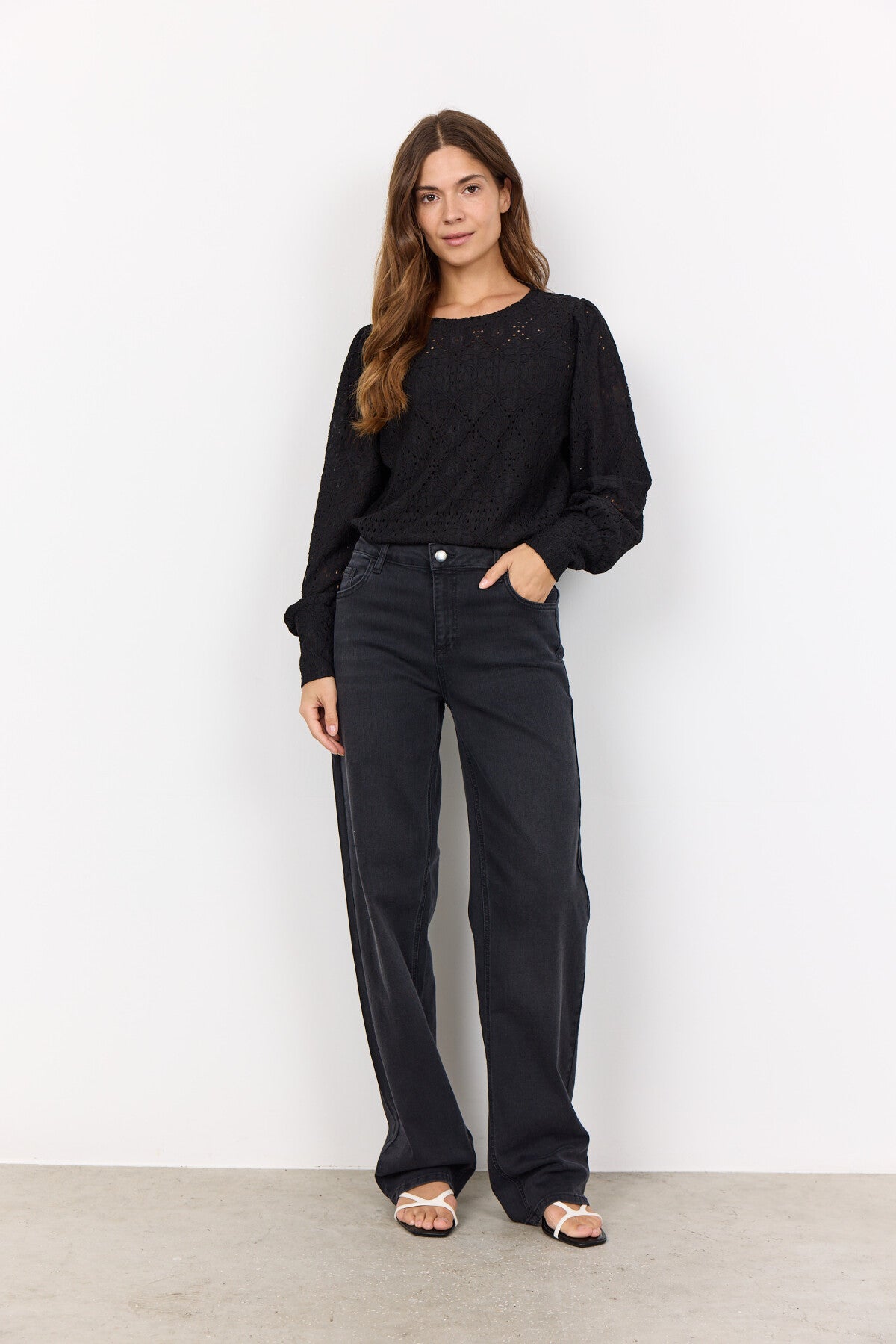 SC-KIMBERLY 34-B Jeans Donkergrijs