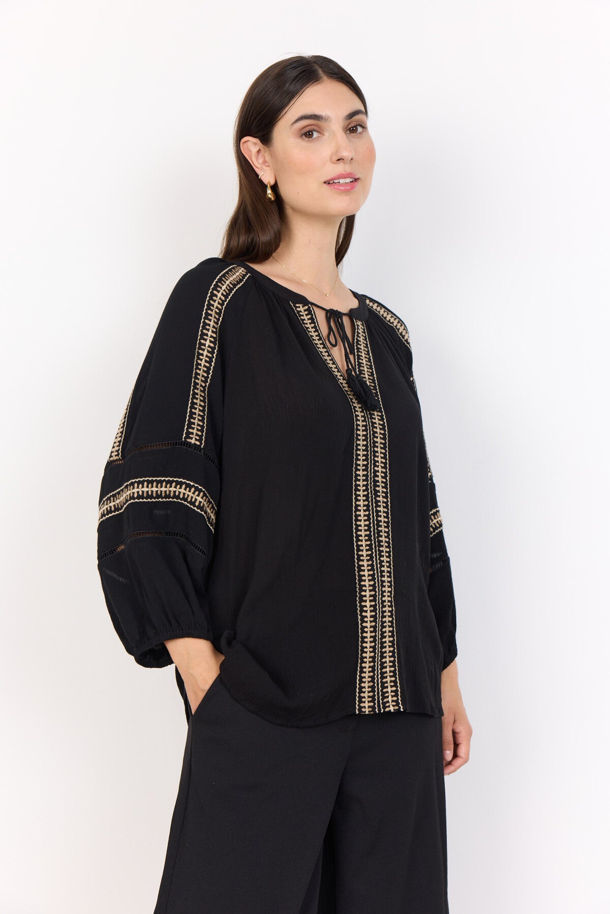 SC-SEBORA 1 Blouse Zwart