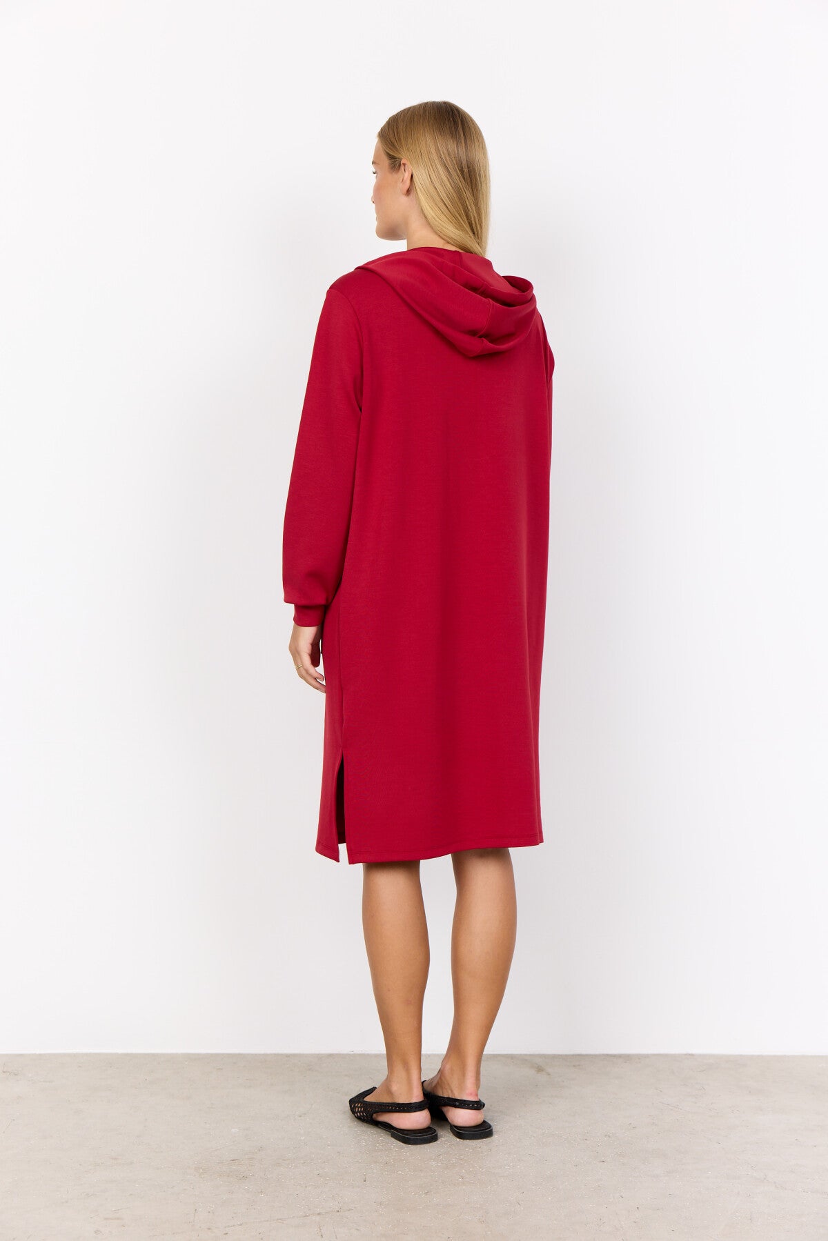 SC-BANU 259 Jurk Donkerrood