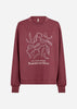 SC-BANU 317 Sweatshirt Donkerrood