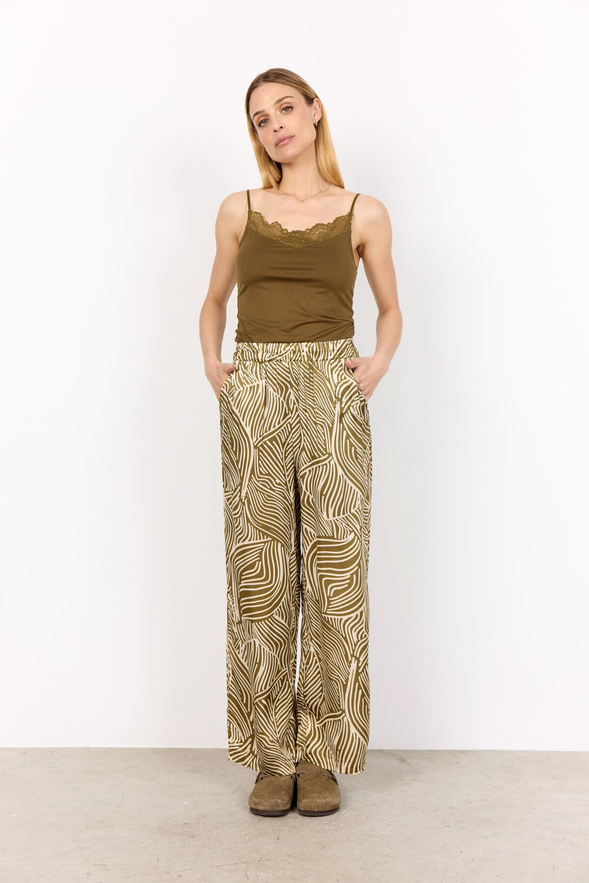 SC-SIGNORA 3-C Broek Olijf