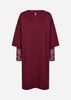 SC-BANU 349 Jurk Donkerrood