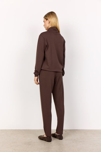 SC-BANU 248 Sweatshirt Donkerbruin