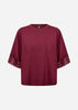 SC-BANU 266 T-shirt Donkerrood
