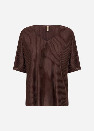 SC-KIRIT 19 Blouse Donkerbruin