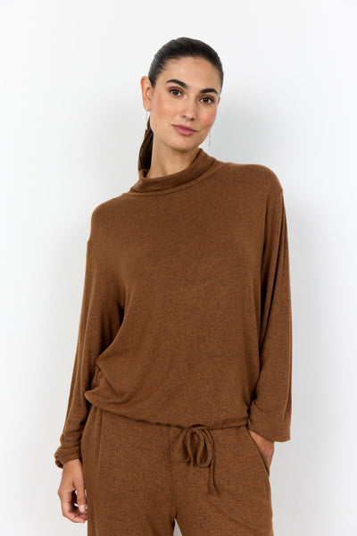 SC-BIARA 147 Blouse Bruin
