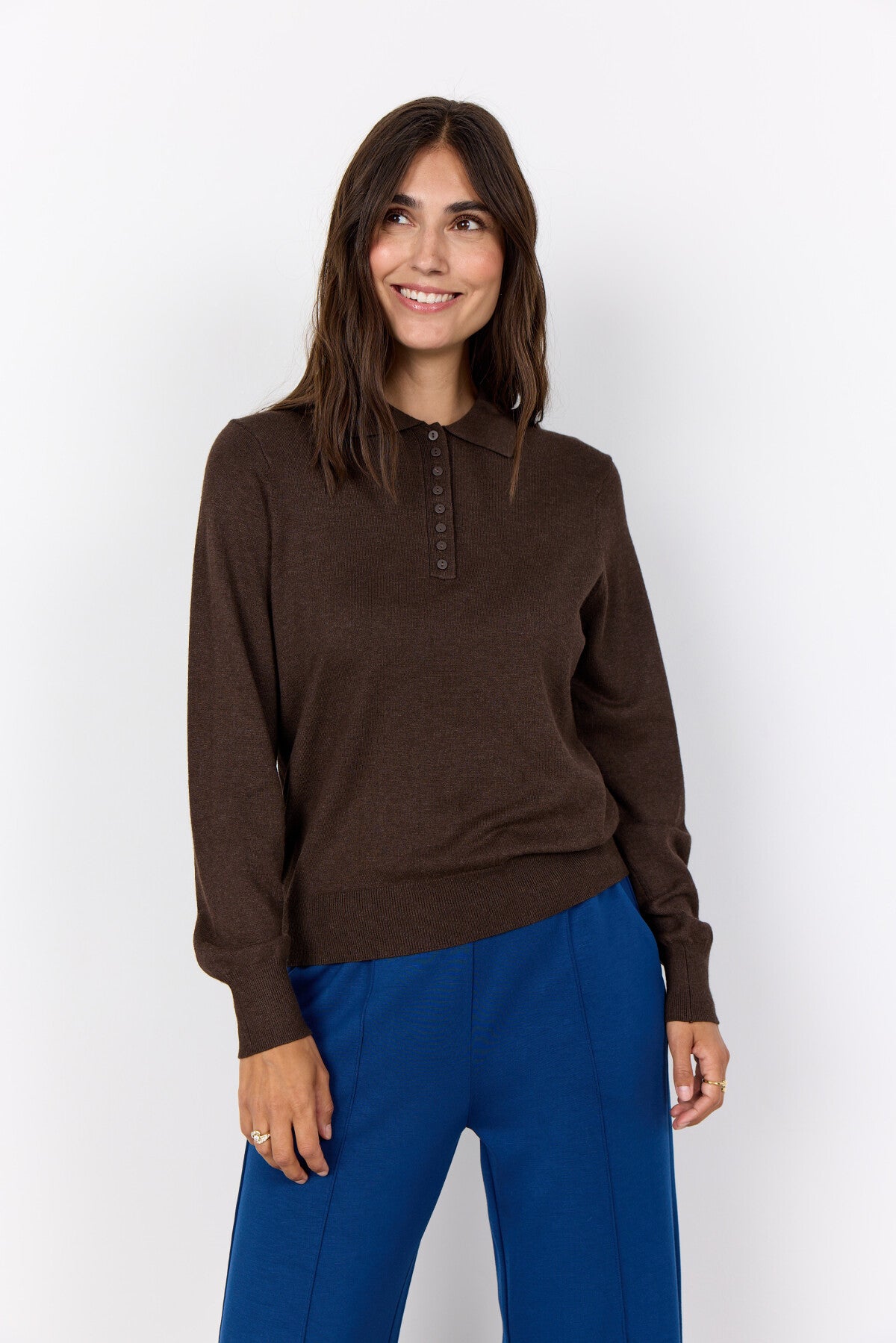 SC-DOLLIE 799 Trui Donkerbruin