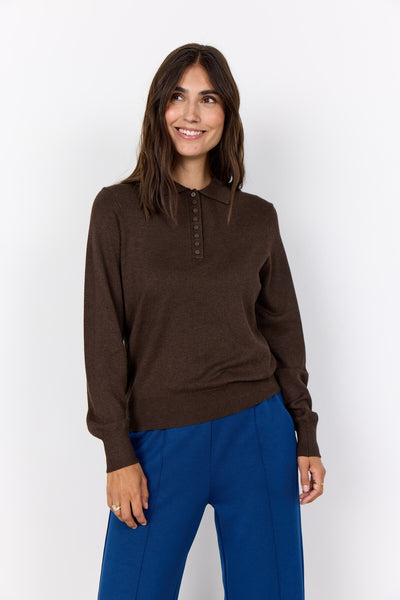 SC-DOLLIE 799 Trui Donkerbruin