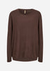 SC-BIARA 1 Blouse Donkerbruin