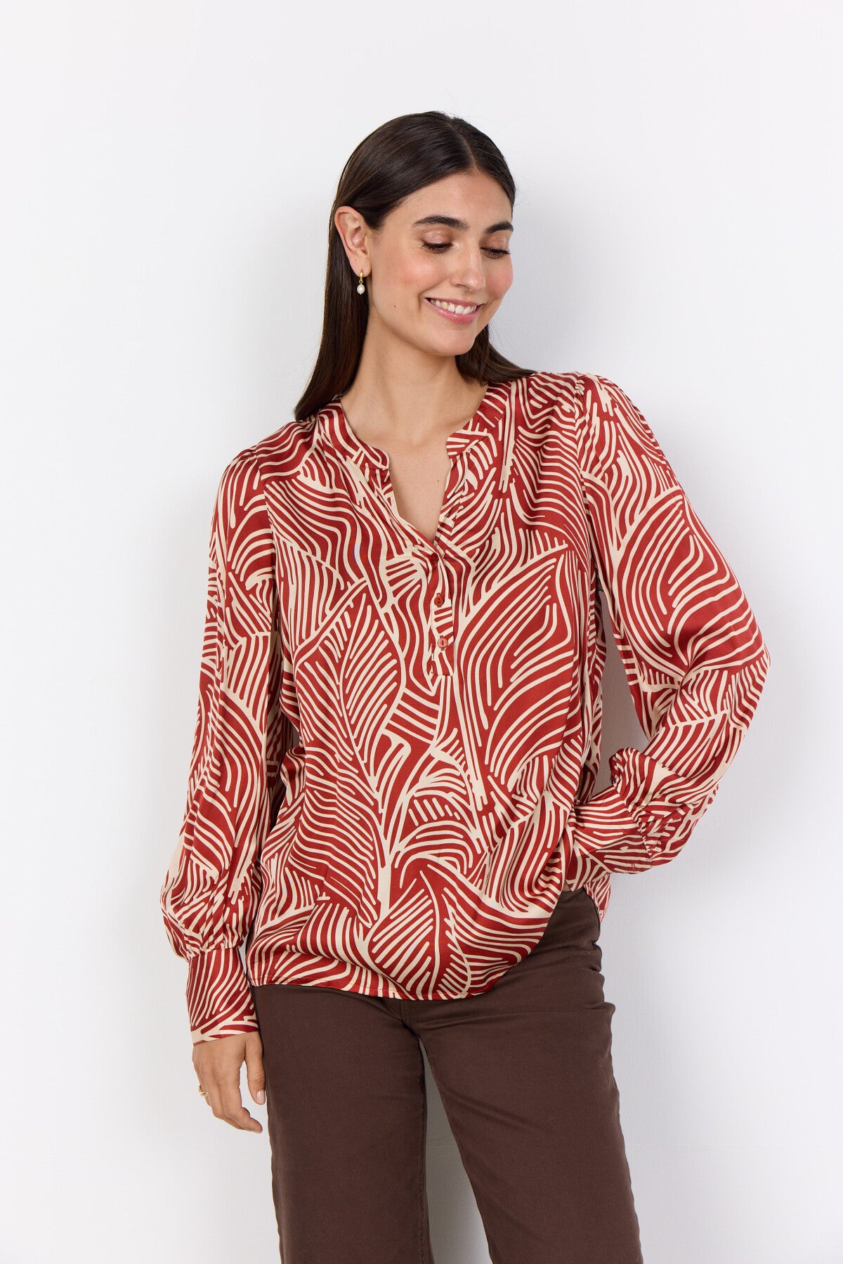 SC-SIGNORA 2 Blouse Roestrode