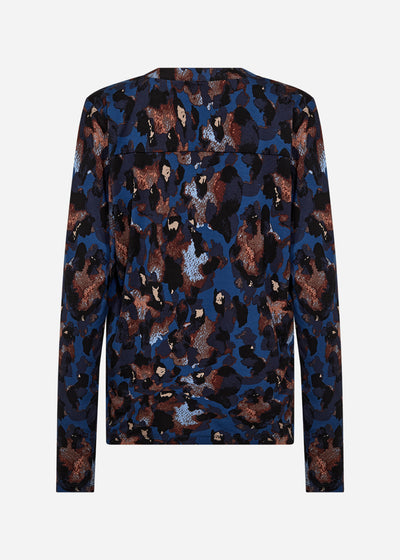 SC-MARICA AOP 341 Blouse Donkerblauw