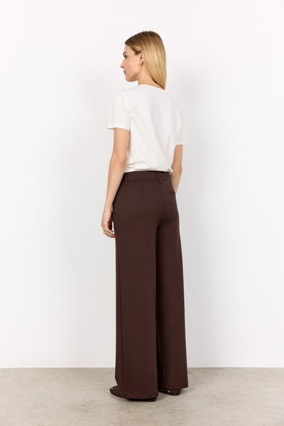 SC-DANIELA 9 Broek Donkerbruin
