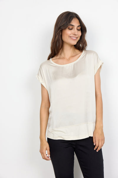 SC-THILDE 6 T-shirt Crème
