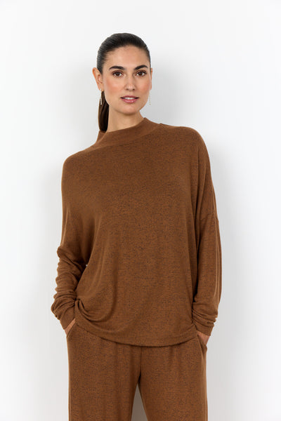 SC-BIARA 126 Blouse Bruin