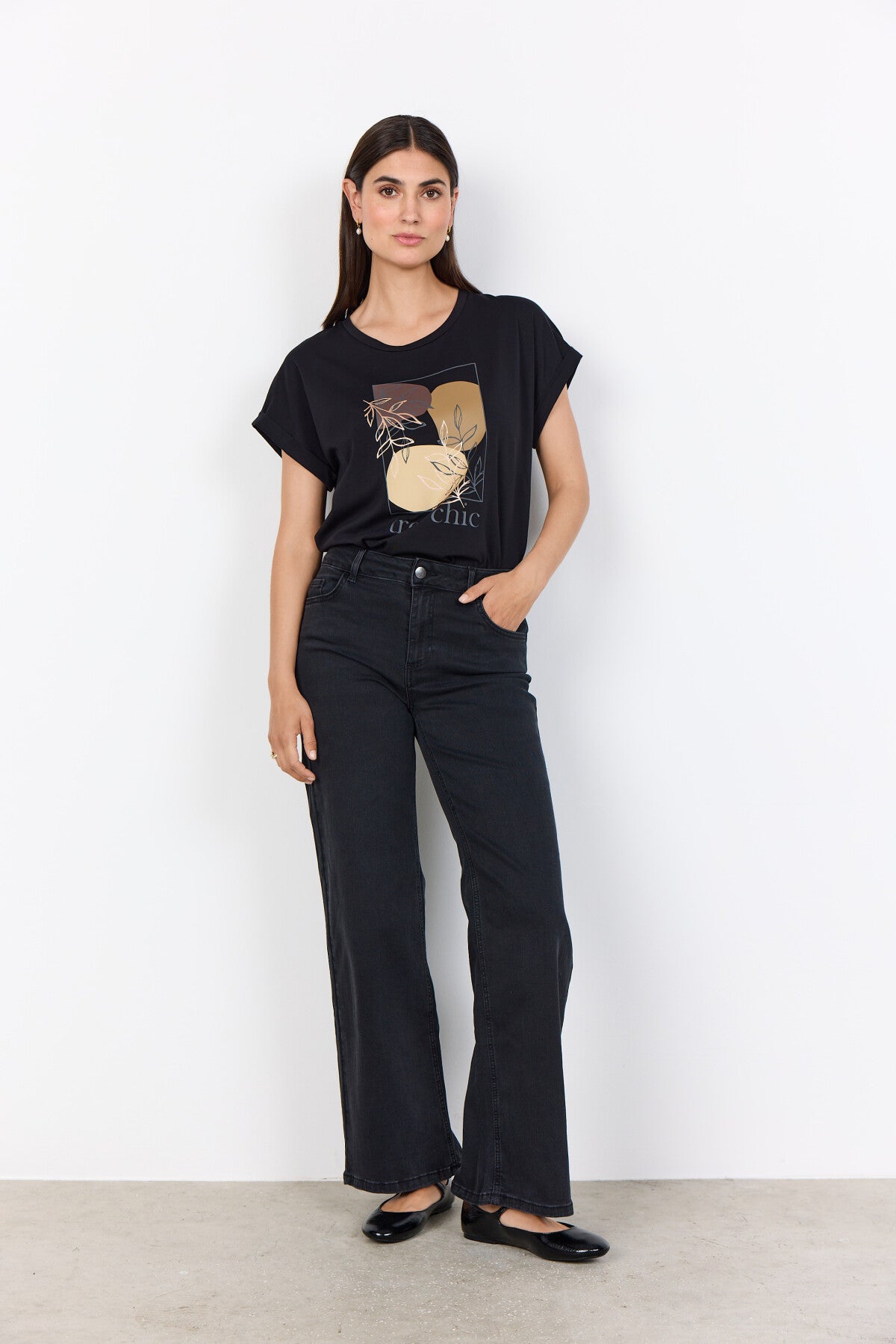 SC-RINA FP 8 T-shirt Zwart