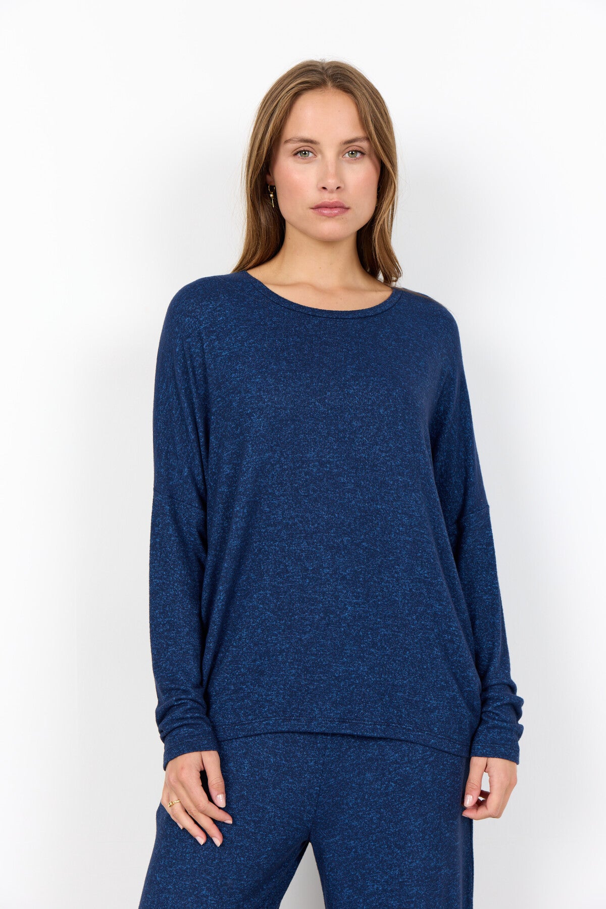 SC-BIARA 1 Blouse Donkerblauw