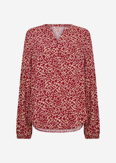 SC-VAN 1 Blouse Donkerrood