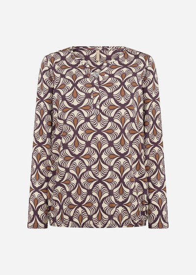 SC-FELICITY AOP 526 Blouse Paars