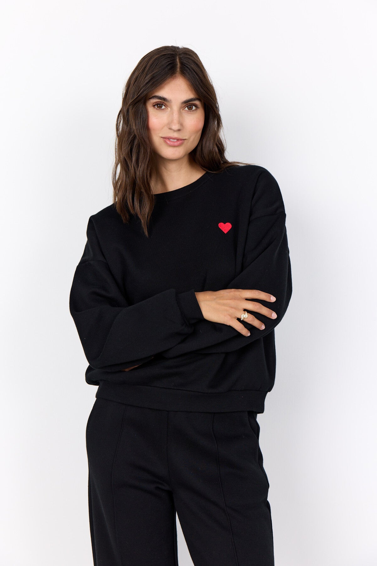SC-ANGELIN 18 Sweatshirt Zwart