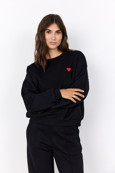 SC-ANGELIN 18 Sweatshirt Zwart