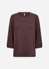 SC-BIARA 116 Blouse Donkere pruim