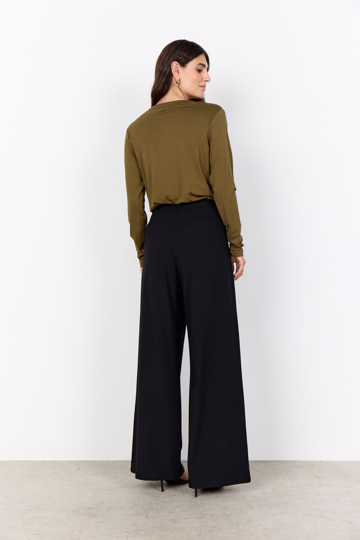 SC-MARICA 339 Blouse Donkergroen